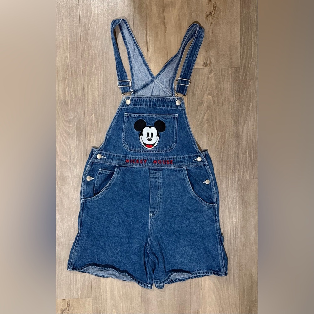 Disney Blue Denim Mickey Mouse Overalls